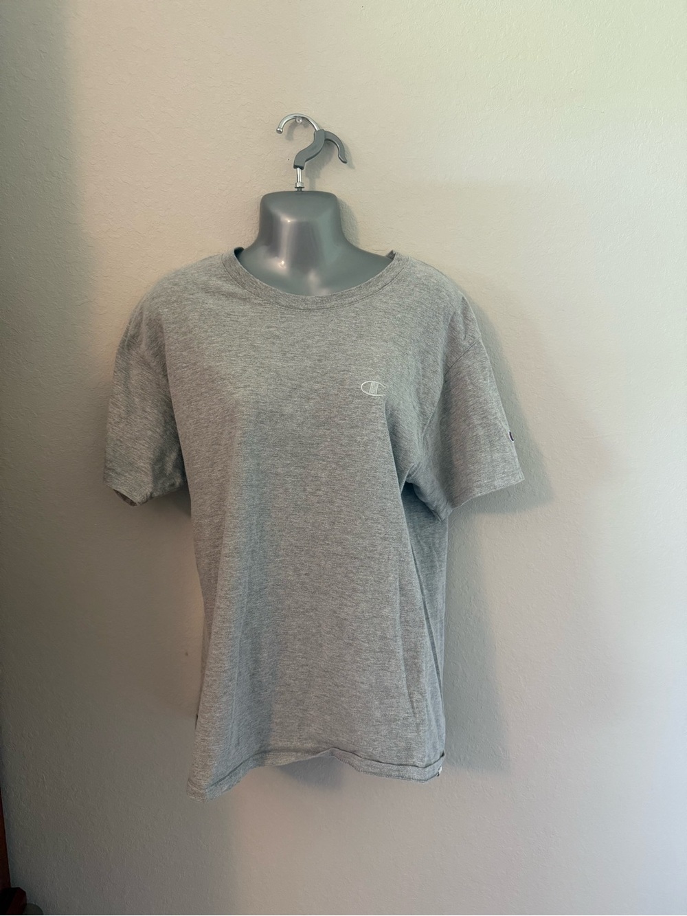 Champion Light Gray Short Sleeve Crewneck Tee